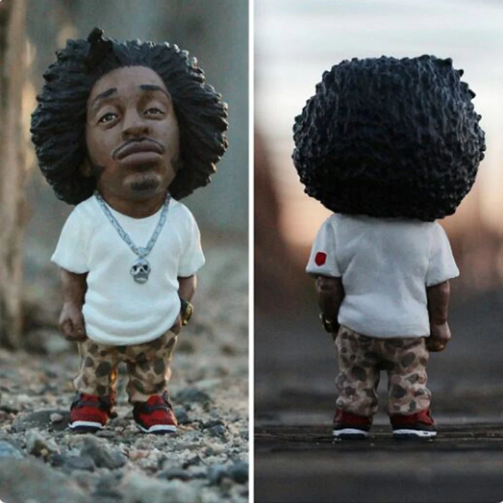 Hip Hop Legend Commemorative Resin Ornaments Home Decoration Memorial Statue Crafts Sculptures Action Figures