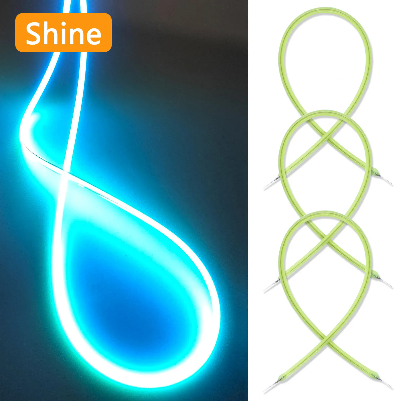 

LED Cob 3V Flexible Filament Ice Blue 130mm 260mm 300mm DIY Diode Edison Bulb Lighting Accessories Decoration
