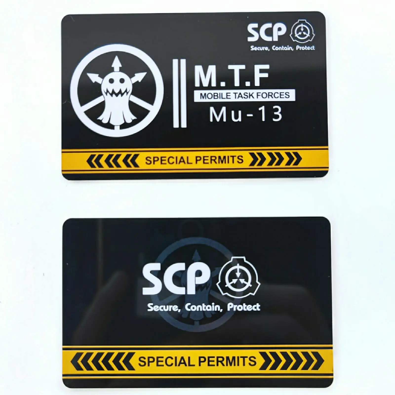 SCP foundation M.T.F mobile task forces PVC hardcard secret GUARD Cosplay card OR-78