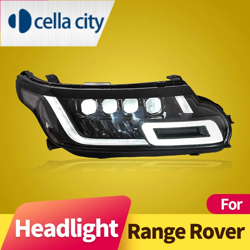 

Headlight Assembly for Land Range Rover Sport 2014-2017 LED DRL LED Sequential Turn Signal LED Low Beam LED High Beam