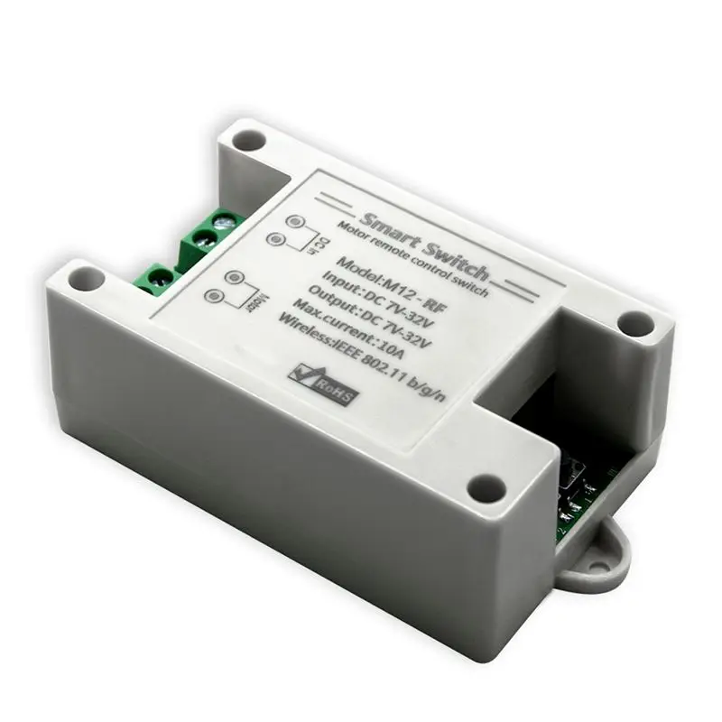 

Smart Motor Remote Control Switch Wifi Controller 7-32V DC Sliding Gate Curtain Shutter Doors Water Pump Screen EWELINK-AA25