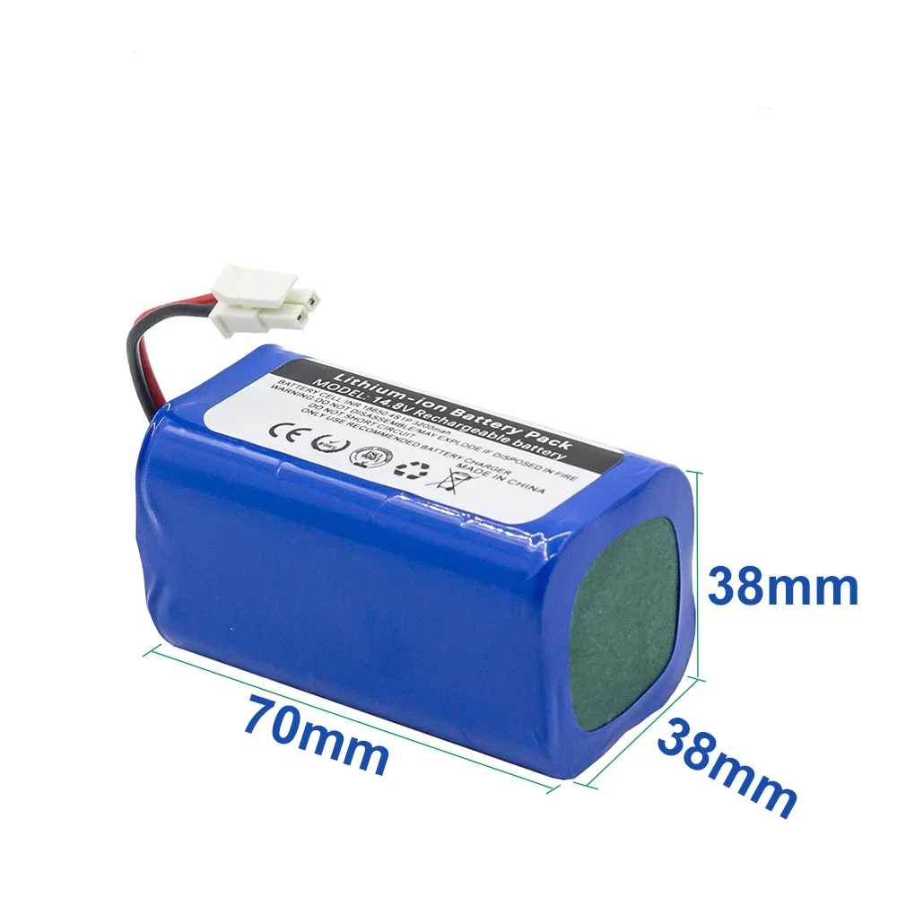 18650 4S1P 14,4 V 3200 mAh, do baterii Polaris Imou POLARIS 3200 Imou Bagotte BG800 KyvolE31 Coredy R750 robot zamiatający