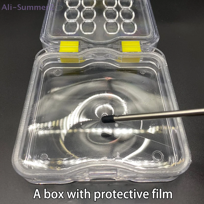 ✨{MX} 1/6/12/16/20 Grids Denture Protector Transparent Storage Box With Film False Teeth Container Dental Retainer Case