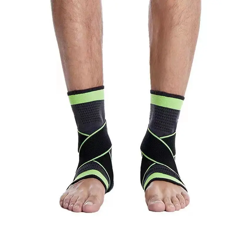 1PC Druck Verband Knöchel Schutz Sport Fußkettchen Unterstützung Fuß Strap Nylon Gestrickte Elastische Knöchel Brace Gym Basketball Laufen – Detail 10