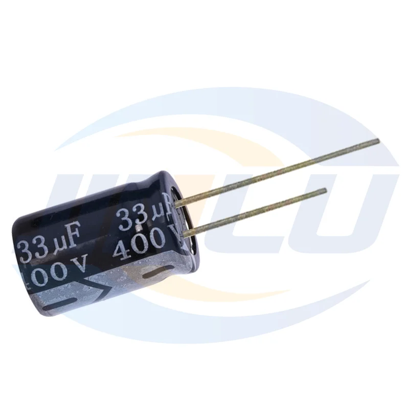 400V33uf 13x20mm Aluminum Electrolytic Capacitor 400v 33uf 33uf400v 400v33mf 33mf400v 400v33MFD 400wv 400vdc 33mf 33MFD 47uf