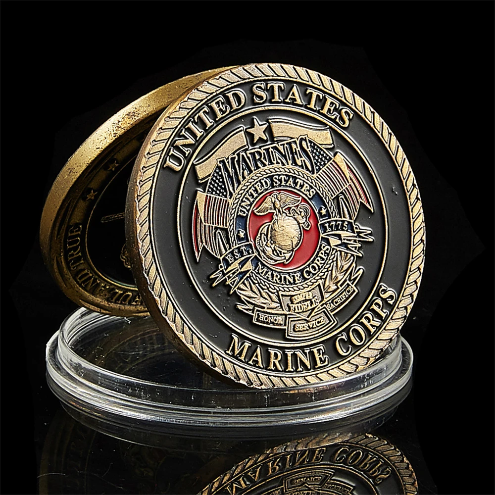 Release The Dogs of War - US Marine Corps Challenge Coin