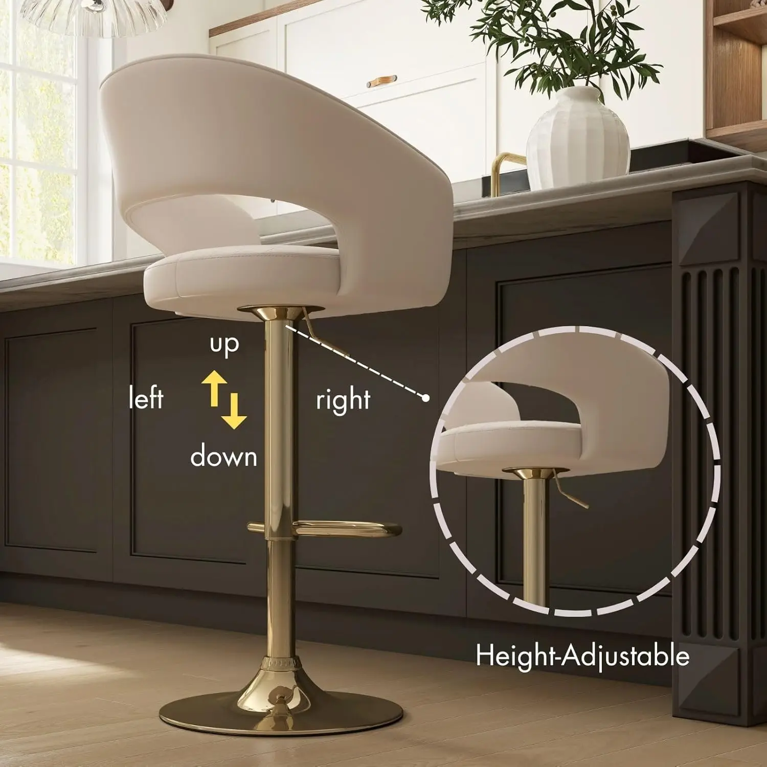 Thumbnail 4 - #3 Trending Adjustable Bar Stools Right Now