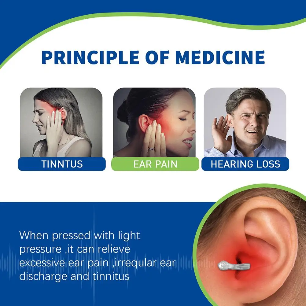 Réinitialisation d'Oreille Portable Anti-acouphène, Dispositif à Pression Calme, W9Q8