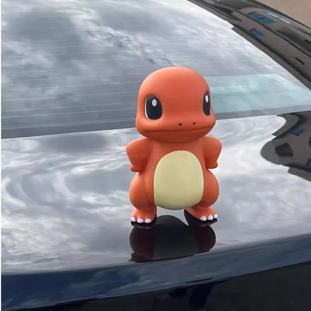 Beliebte Spielzeuge Anime Pokemon Nette Charmander Statue Figur Modell Auto Ornament Zubehör Stolz Und Niedlich Modell Liebenswerte Kinder Spielzeug