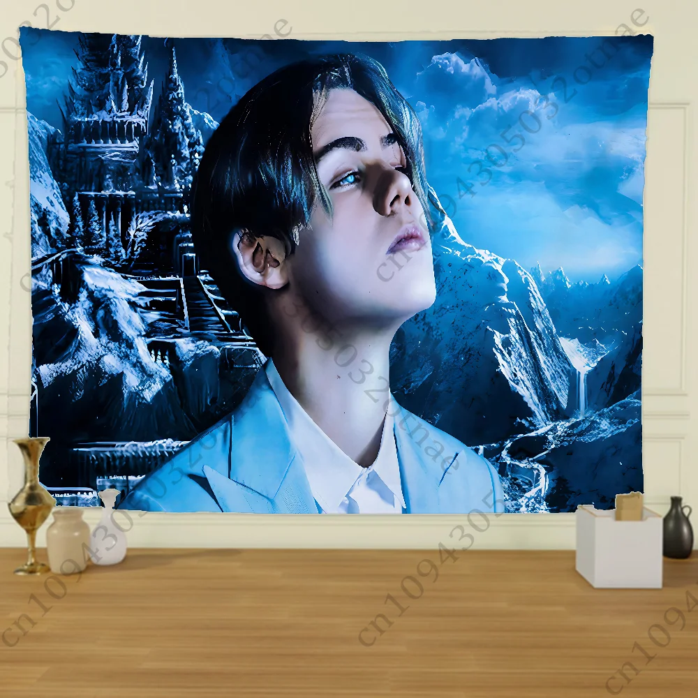 K-Kid Laroi العلم الأمريكي نسيج الإبداعية نمط صور غرفة المعيشة جدار الفن نسيج ديكور حفلة في الهواء الطلق تزيين لافتات #3