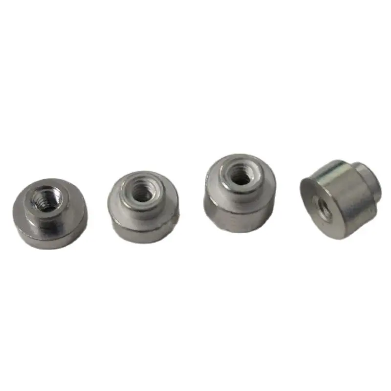SMTSO-M2.5-6ET Brass Tin Plated Solderable SMT Spacer Nut with Internal Thread for Electronic Components