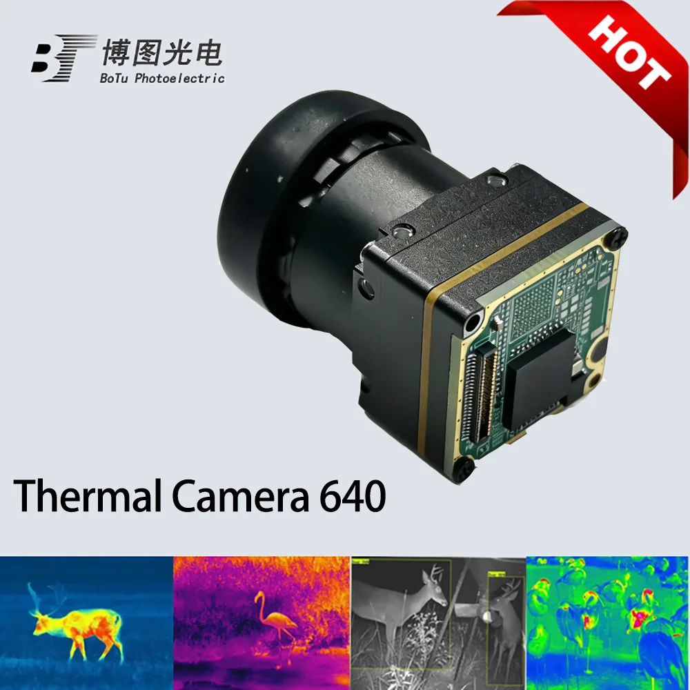 Infiray Mini2 640 Uncooled Infrared Module High Frame Rate 60Hz Shutterless Algorithm High Thermal Sensitivity 40mK FPV IR Core