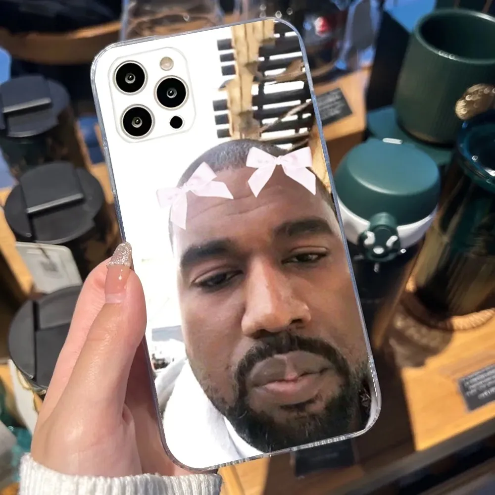 Funny Kanye West Ye Phone Case For iPhone Apple 15,14,13,12,Mini,11,Pro,Max,Plus,X,XR,XS,8,SE,2020,Plus Transparent Cover