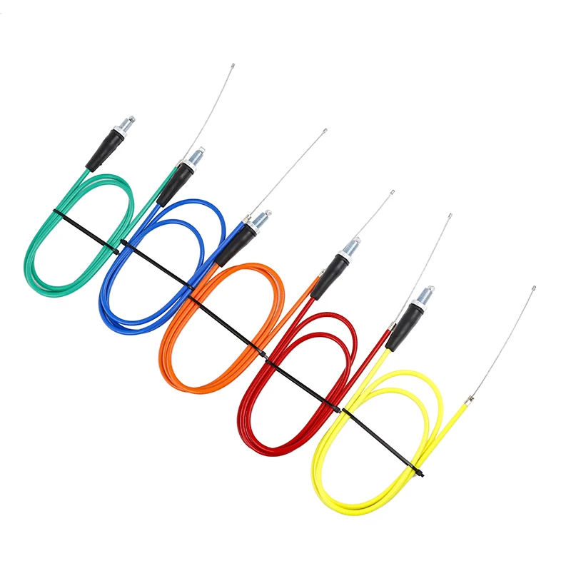 Cable de acelerador de Gas de motocicleta de cabeza recta de 1200mm adecuado para 150CC 250CC 300CC 350CC 400CC 450CC 500CC ENDURO MX Pit Bike ATV