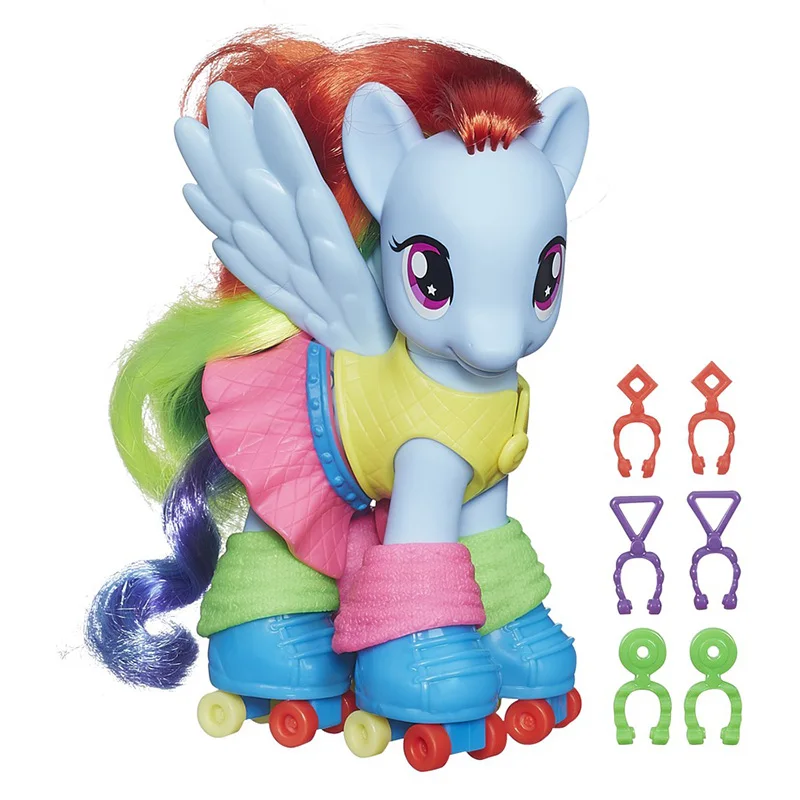 Hasbro My Little Pony Rainbow Series Decorative  6-Inch Pinkie Pie  Dash Girls Children's Toy Birthday Christmas Gift