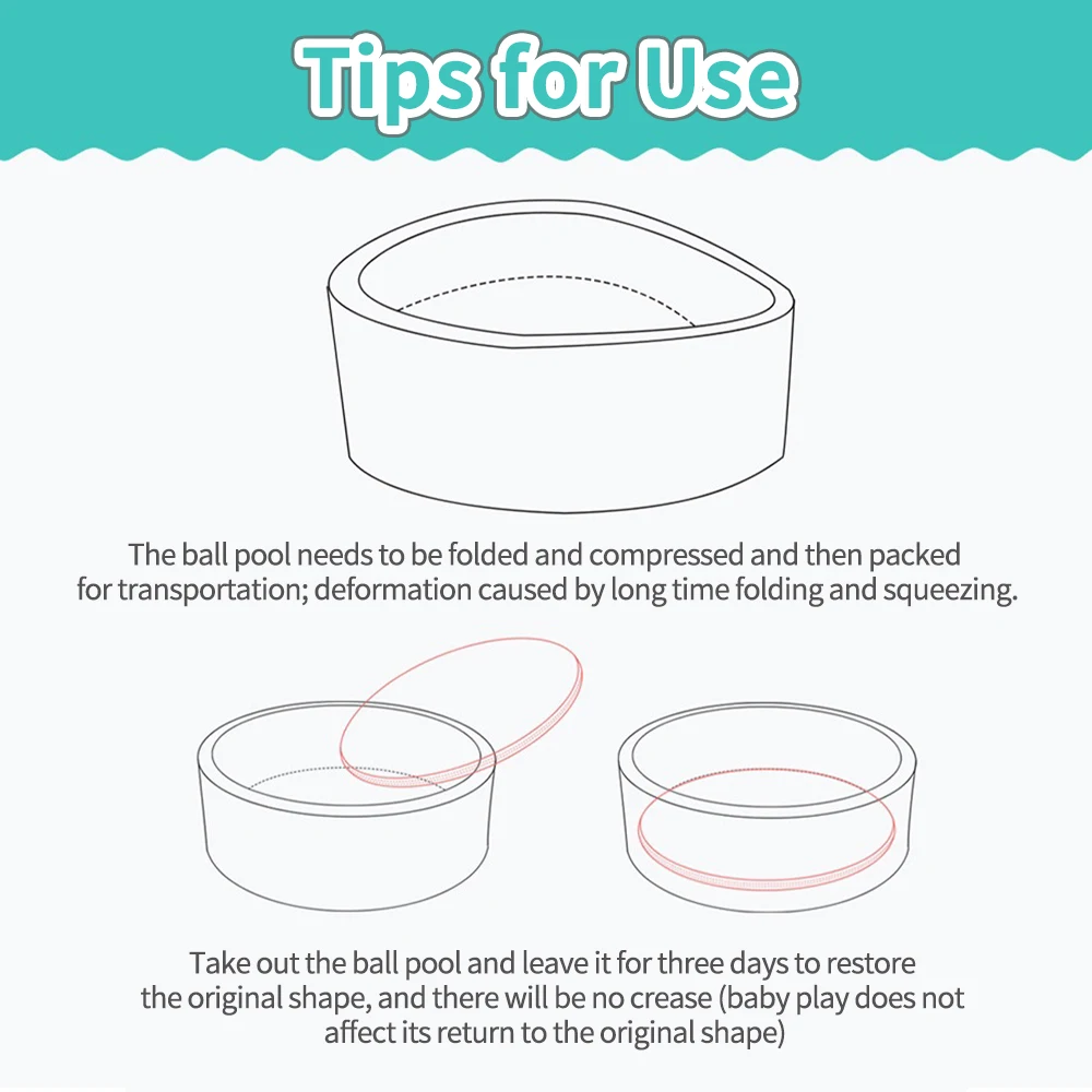1pc 90cm dikke spons bal pit schuim grijs en roze indoor box voor kinderen droog zwembad draagbare zachte kinderen verjaardagscadeaus (geen ballen)