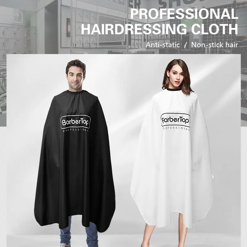 

Barbertop Hair Cutting Cape Pro Salon Hairdressing Cloth Gown Barber Hairdresser Apron Haircut Coat Barbershop Tool