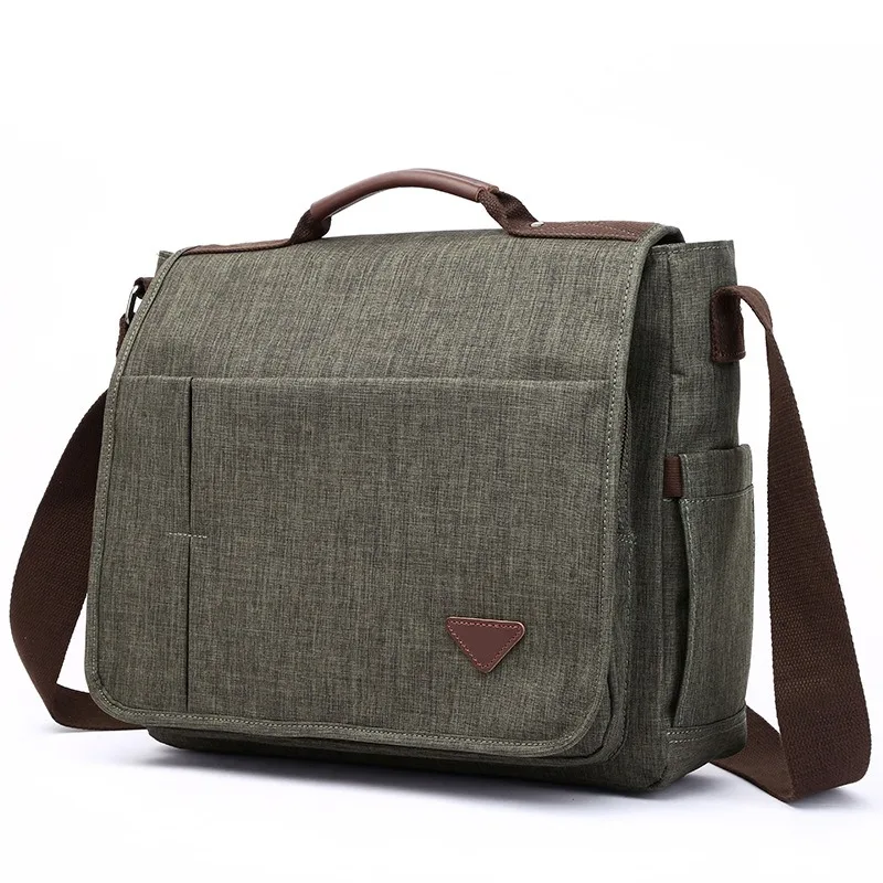 Nesitu Nero Verde Grigio Blu Marrone Cachi A4 14 15.6 pollici Laptop Executive Uomo Valigetta Borsa a tracolla Borsa a tracolla M1055