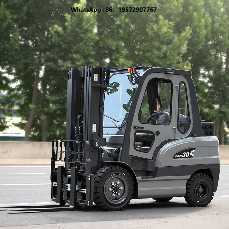 New Electric Forklift 3 Ton Price 2.5 Ton 3.5 Ton Forklift Truck with Side Shifter 3m Lifting Height for Sale Forklift