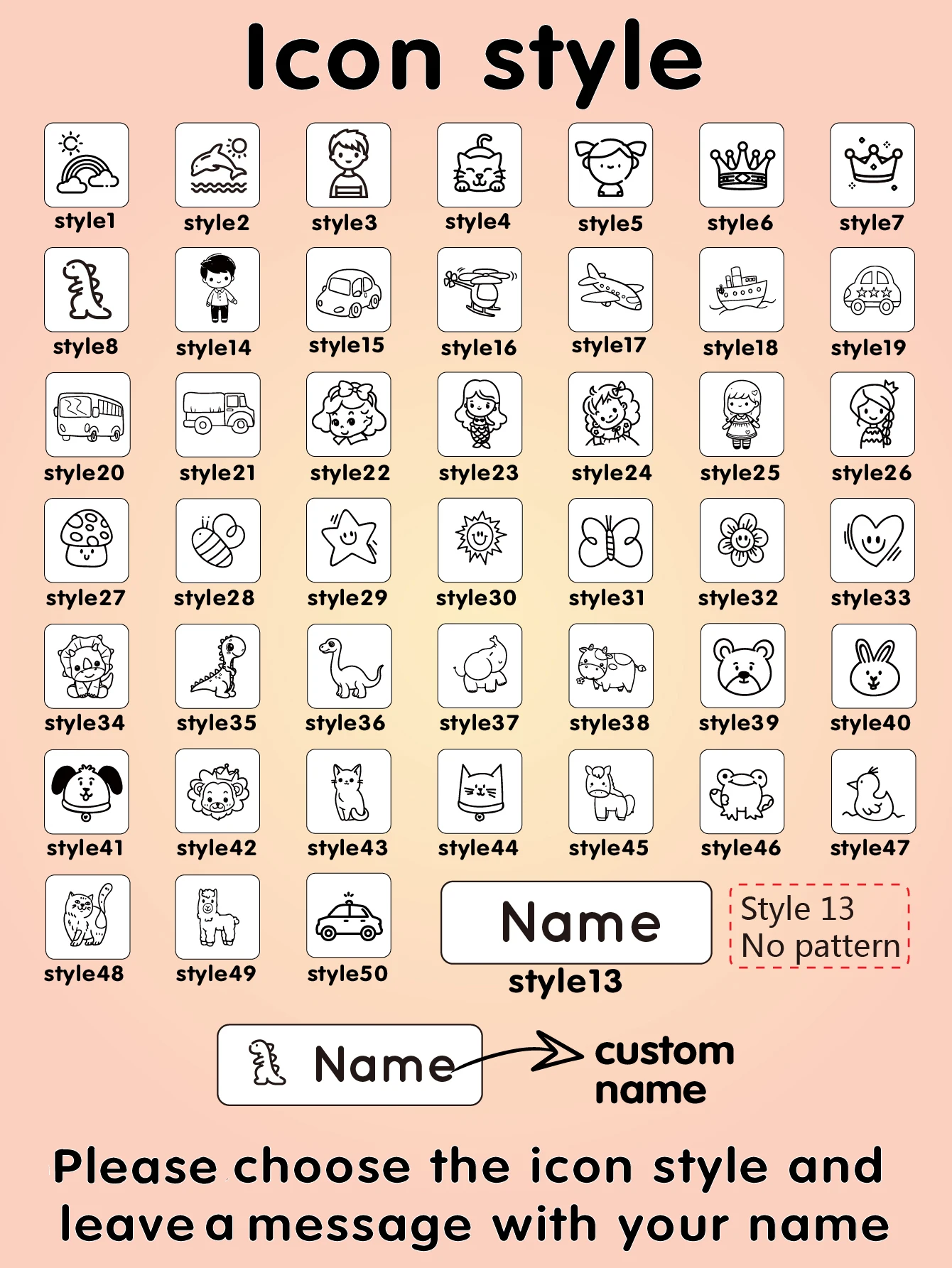 Cartoon Rabbit Custom Name Stamp For Clothing Personalise For Student Clothes Chapter children's   Kawaii Name Sticker Gift