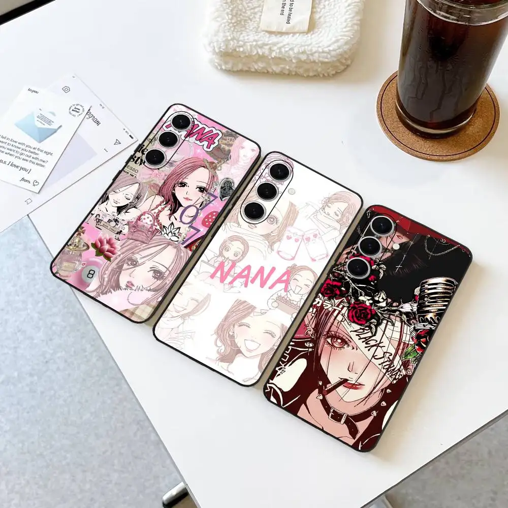 Image of Japan Anime Nana Handyhülle für Samsung S 24 fe 25 Ultra plus 20 lite 21 30 22 23 24 22 Ultra 5G Fundas
