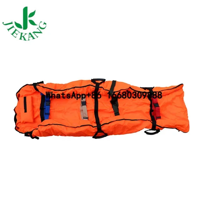 Supplier Price Portable Emergency Rescue Medical Inflatable Air Vacuum Mattress Stretcher PVC Medical Device CE Modern Orange