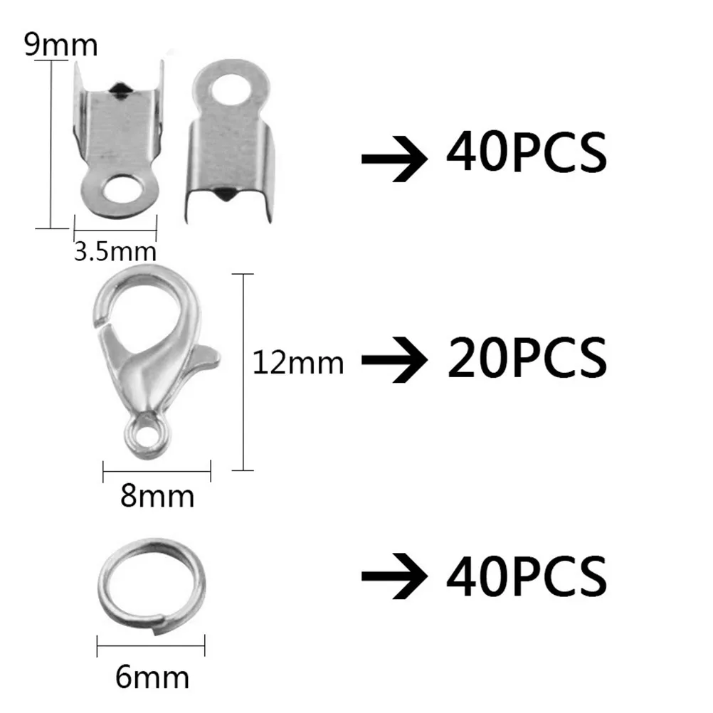 

1 set Jewelry Accessories Diy Parts Lobster Clasps Bracelet Connectors Iron Clasps Necklace Buckles Jewelry Making Supplies