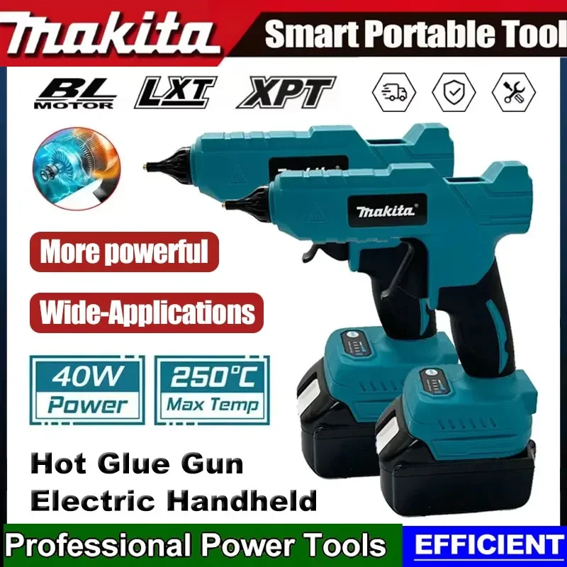 

Аккумуляторный электрический клеевой пистолет Makita 18В для термоклея, 11 мм, для домашнего творчества и DIY