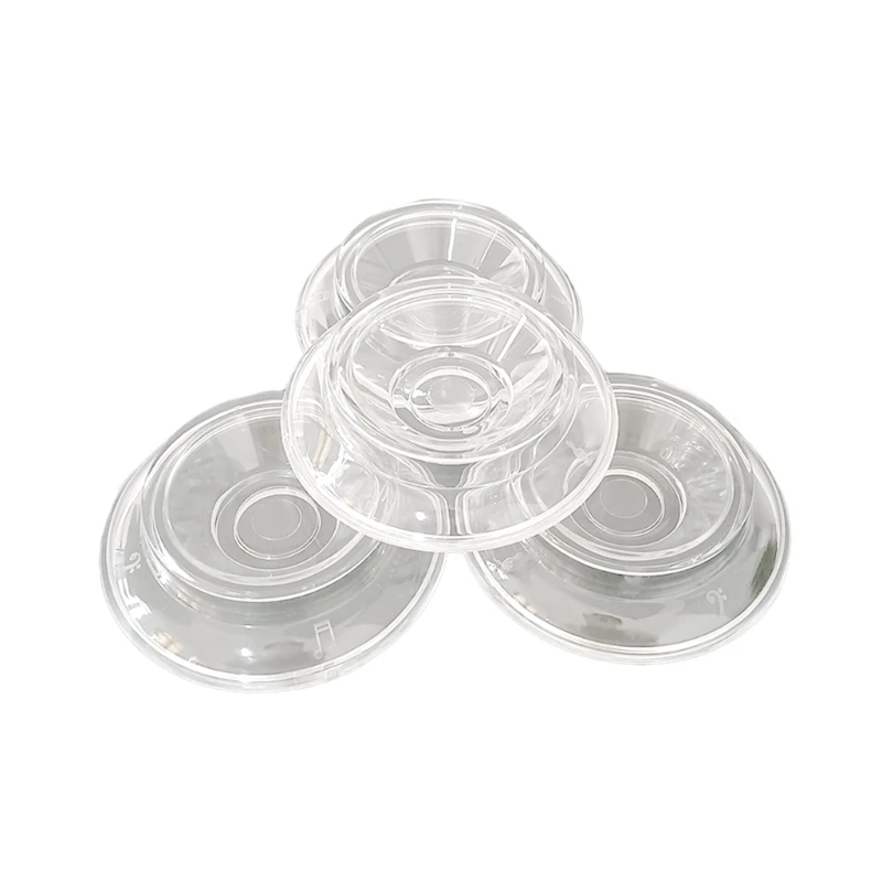 4Pcs Piano Caster Cups Upright Piano Wheel Floor Protectors Round Load Bearing Pads Nonslip & Anti-Noise Foot Pad