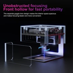 DAJA-Mini grabador láser portátil DJ6, máquina de bricolaje con Bluetooth, Etiqueta de perro pintada, papel, cuero, madera, plástico, logotipo, CNC, 3000mw