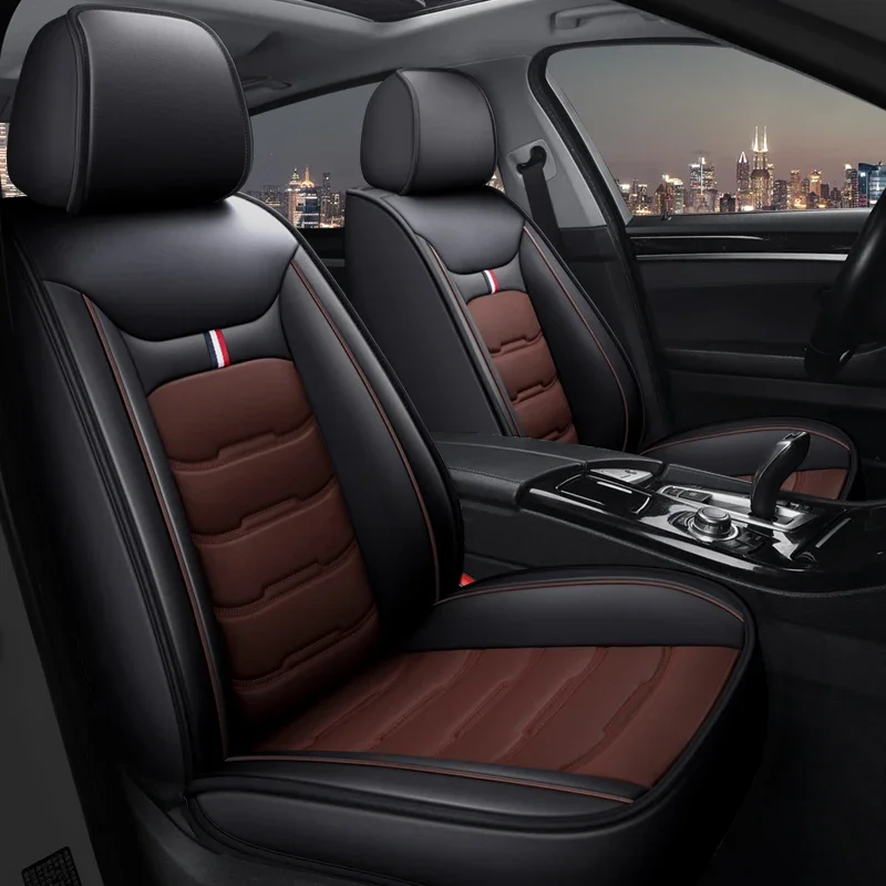 التغطية الكاملة بو الجلود مقعد السيارة يغطي لمازدا 3 CX-5 2 5 6 CX-3 CX-4 CX-7 CX-9 RX-8 CX-30 CX-50 اكسسوارات السيارات