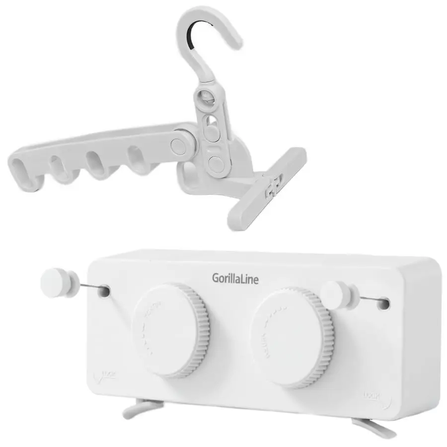 

Пакет для дома и путешествий Выдвижная веревка для белья в помещении и на открытом воздухе Путешествия и портативная стирка