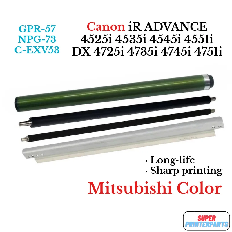 GPR-57 NPG-73 C-EXV53 Drum Unit Rebuild Kit for Canon iR ADVANCE 4525i 4535i 4545i 4551i DX 4725i 4735i 4745i 4751i OPC PCR