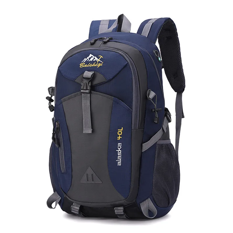 NONE 40L Wanderrucksack Reiserucksack für Männer Frauen Camping Wasserdichter Outdoor-Wander-Tagesrucksack Leichter Rucksack 10