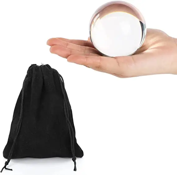 كرة شعوذة متصلة مقاس 3 بوصات، ضياء. كرة فوشجي سحرية فائقة التلاعب من الكريستال الأكريليك مقاس 75 مم #3