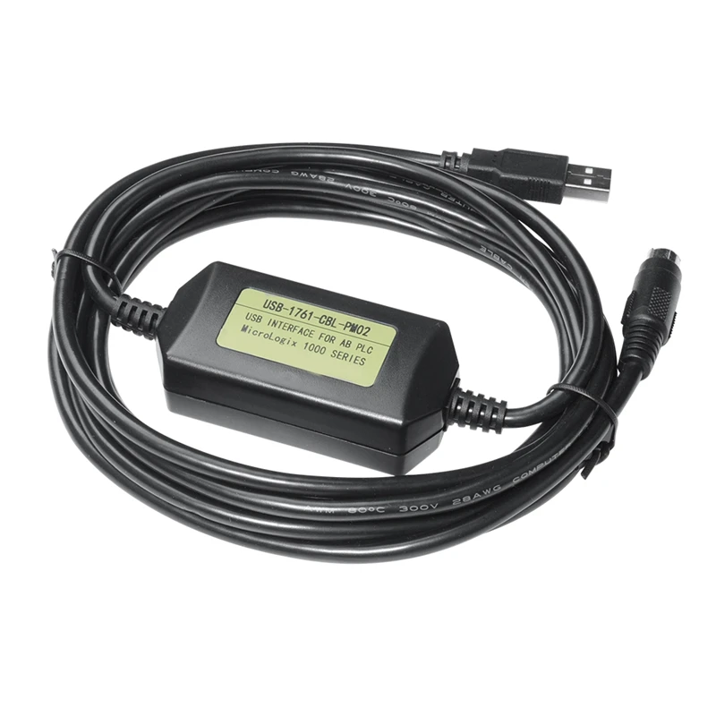 Hot-USB-1761-CBL-PM02 For Allen Bradley-Micrologix 1000/1200/1400/1500 Series PLC Programming Cable