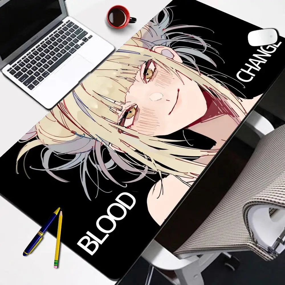 

My Hero Academia Kawaii Girl Mouse Pad Toga Himiko Large Laptop Office Anime Mousepad Natural Rubber Oversize Keyboard Desk Mat