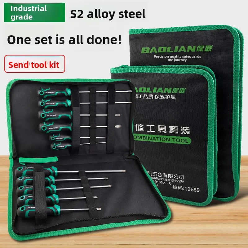 

Magnetic Screwdriver Screwdriver Set Insulated Phillips Slotted Bits Electrician For Electrician Hand Tools Multifunctional