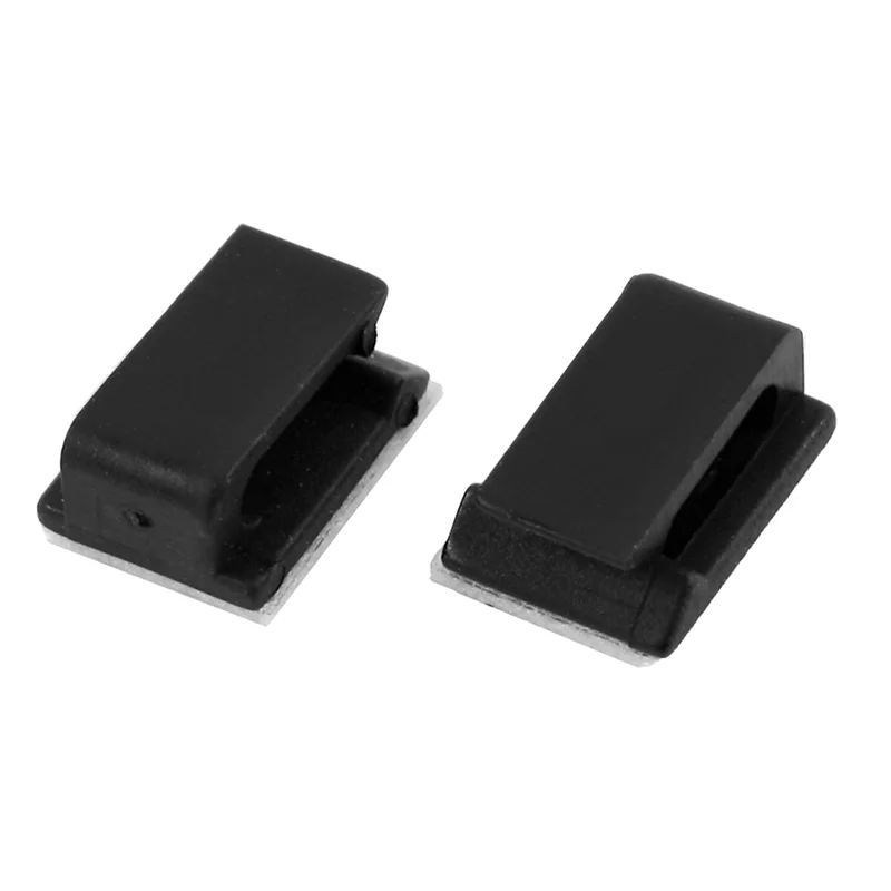 

A64K 500 Pcs Adhesive Wire Cord Cable Holder Tie Clip Organizer Drop Clamp