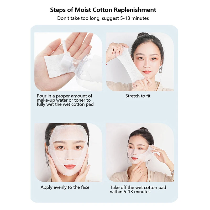 50/240 قطعة شاش المومياء للوجه ماكياج وسادات قطنية لمط مرونة المتاح مستحضرات التجميل القطن قناع الرطب ضغط مسح #5