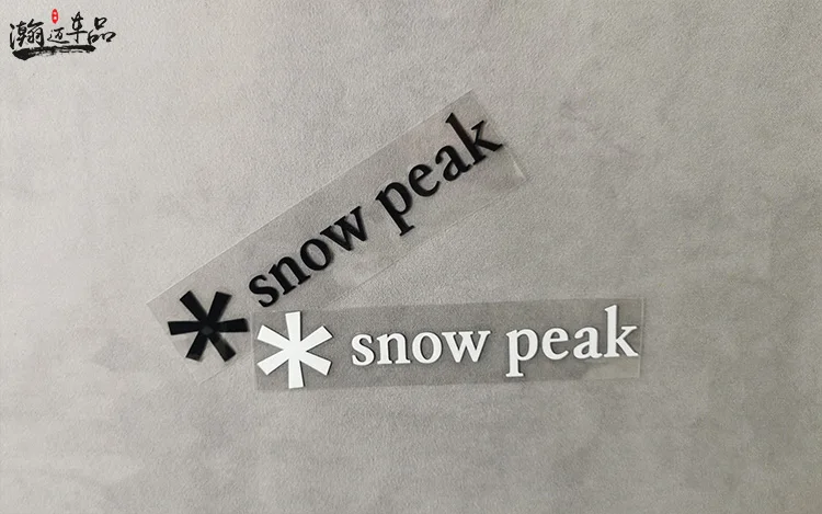 ملصقات سيارة يابانية للتخييم في الهواء الطلق، ملصقات سيارات سنوبيك، صندوق جمع المخيم البري، ملصقات زخرفية