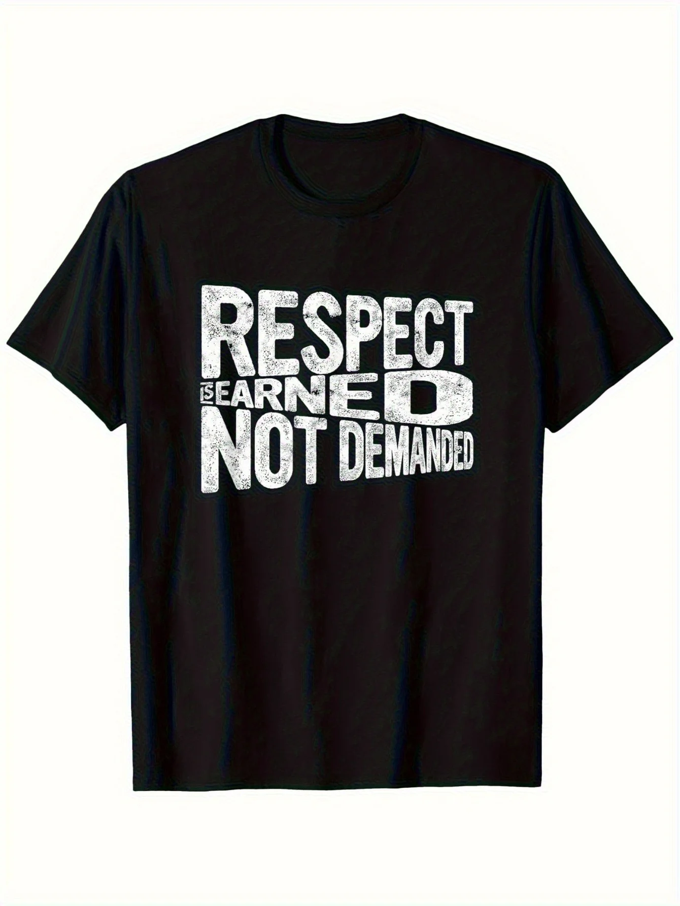 Groot katoenen T-shirt met pensioenpatroon voor heren - "Retirement New Management" print, casual korte mouw