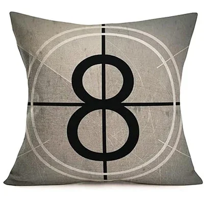 Retro Cinema Pillowcase Personalized Home Decorative Cushion Pillowcase Cushion Cover Cola Printed Pillowcase Suitable for Sofa