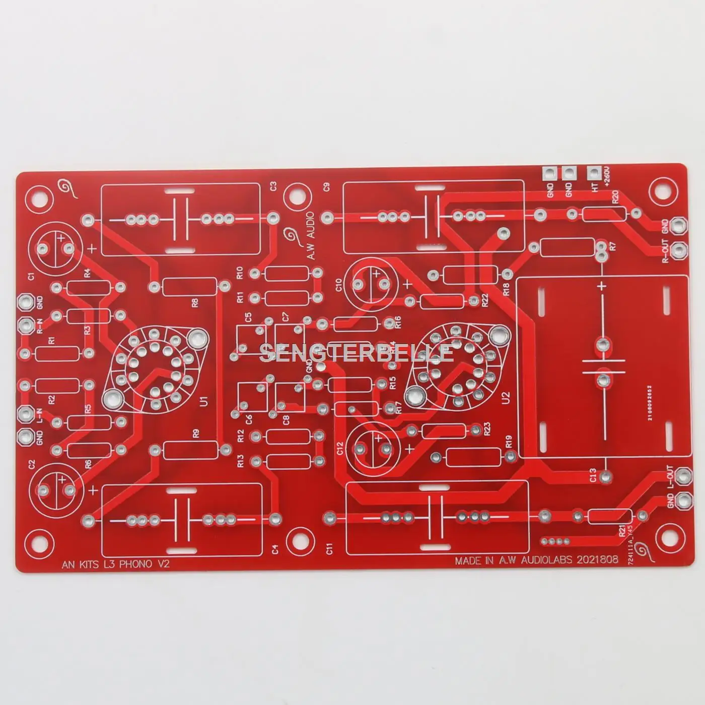 HiFi Tube RIAA MM L3 فونو مكبر للصوت مجلس كيت 12AX7 + 6922 ستيريو فونو مجلس