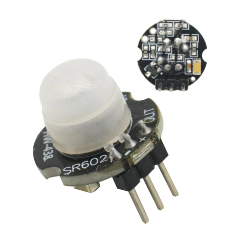 وحدة كاشف استشعار الحركة المصغرة ، الأشعة تحت الحمراء الحرارية ، طقم PIR ، التبديل الحسي ، قوس لاردوينو ، لتقوم بها بنفسك مع عدسة ، SR602 ، SR602