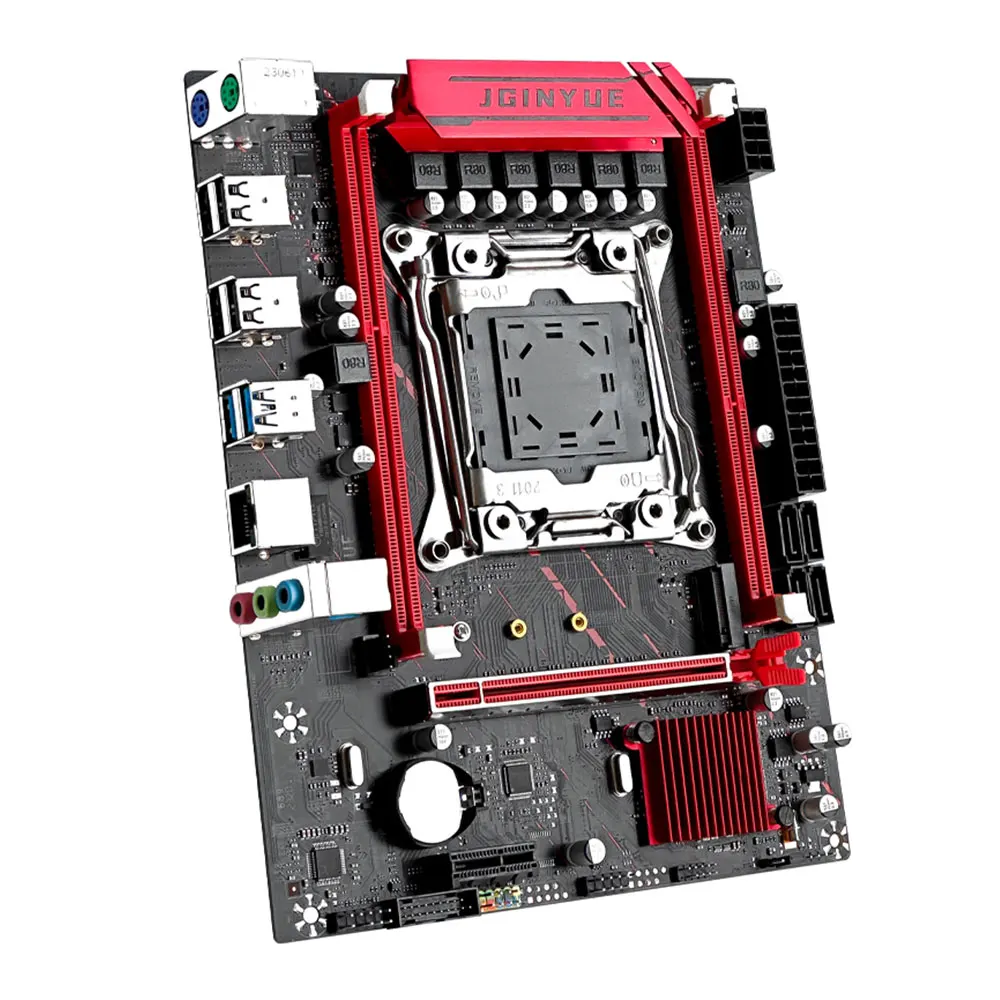 JGINYUE X99 Motherboard LGA 2011-3 Xeon E5 V3 V4 CPU DDR3 RAM Dual channel Memory 6-Phase Power Supply M.2 NVME/SATA X99M-H D3