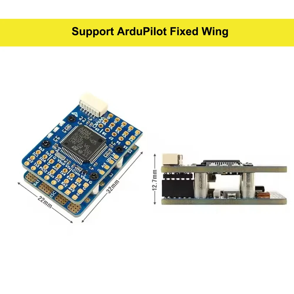 MATEK F405-WMO FC STM32F405 ICM42688P Built-in OSD Blackbox ArduPilot For RC Fixed Wing VTOL Drone Accessories - view 3