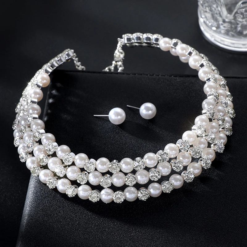 White Pearl Necklac… - image