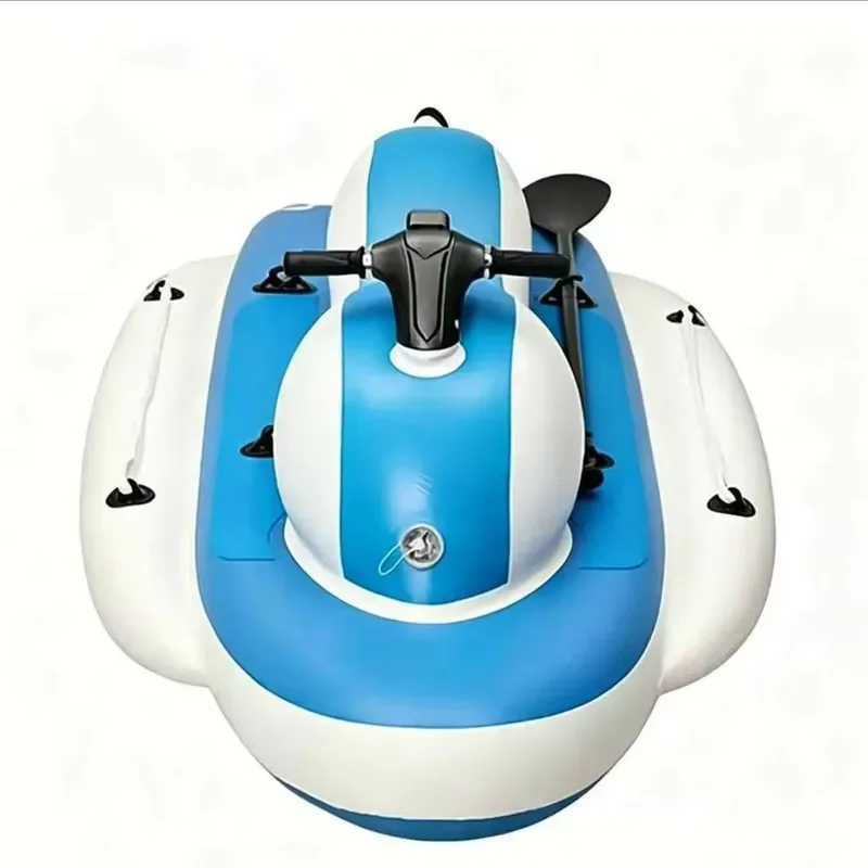 Inflatable Electric Motorboat Portable Electric Water Scooter High Speed Water Sports Toys Suitable for Beaches and Lakes