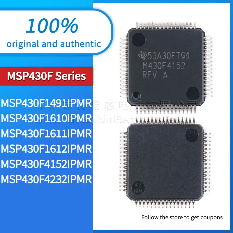 MSP430F1491IPMR MSP430F1610IPMR MSP430F1611IPMR MSP430F1612IPMR MSP430F4152IPMR MSP430F4232IPMR original and authentic